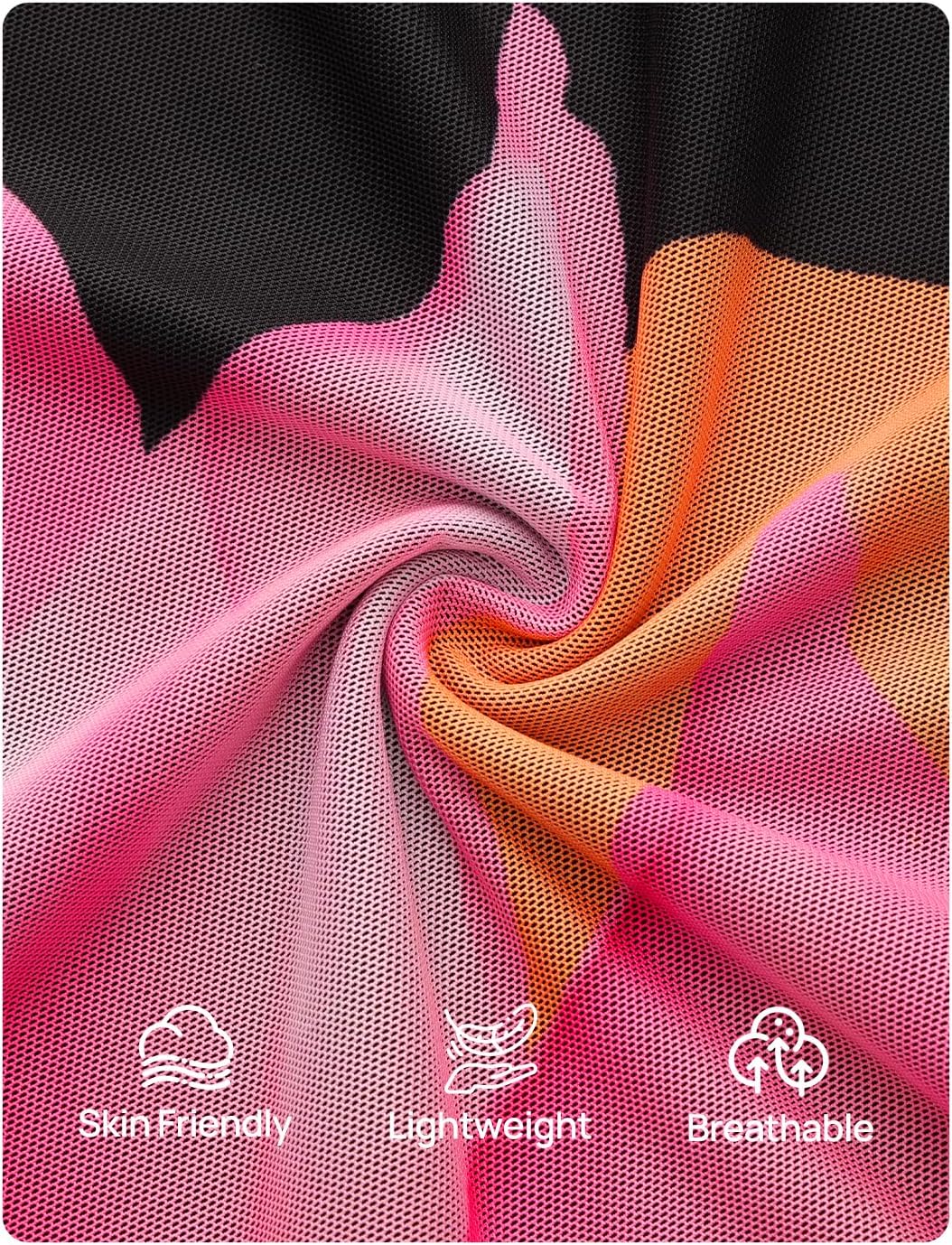 ZESICA Women's 2026 Summer Sleeveless Floral Tank Tops Mesh Y2K Crop Going Out Outfits Beach Vacation Trendy Clothes - Image 6