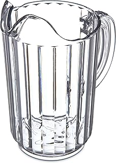 Carlisle FoodService Products 553607 32 Ounce, Pitcher, Polycarbonate, Clear