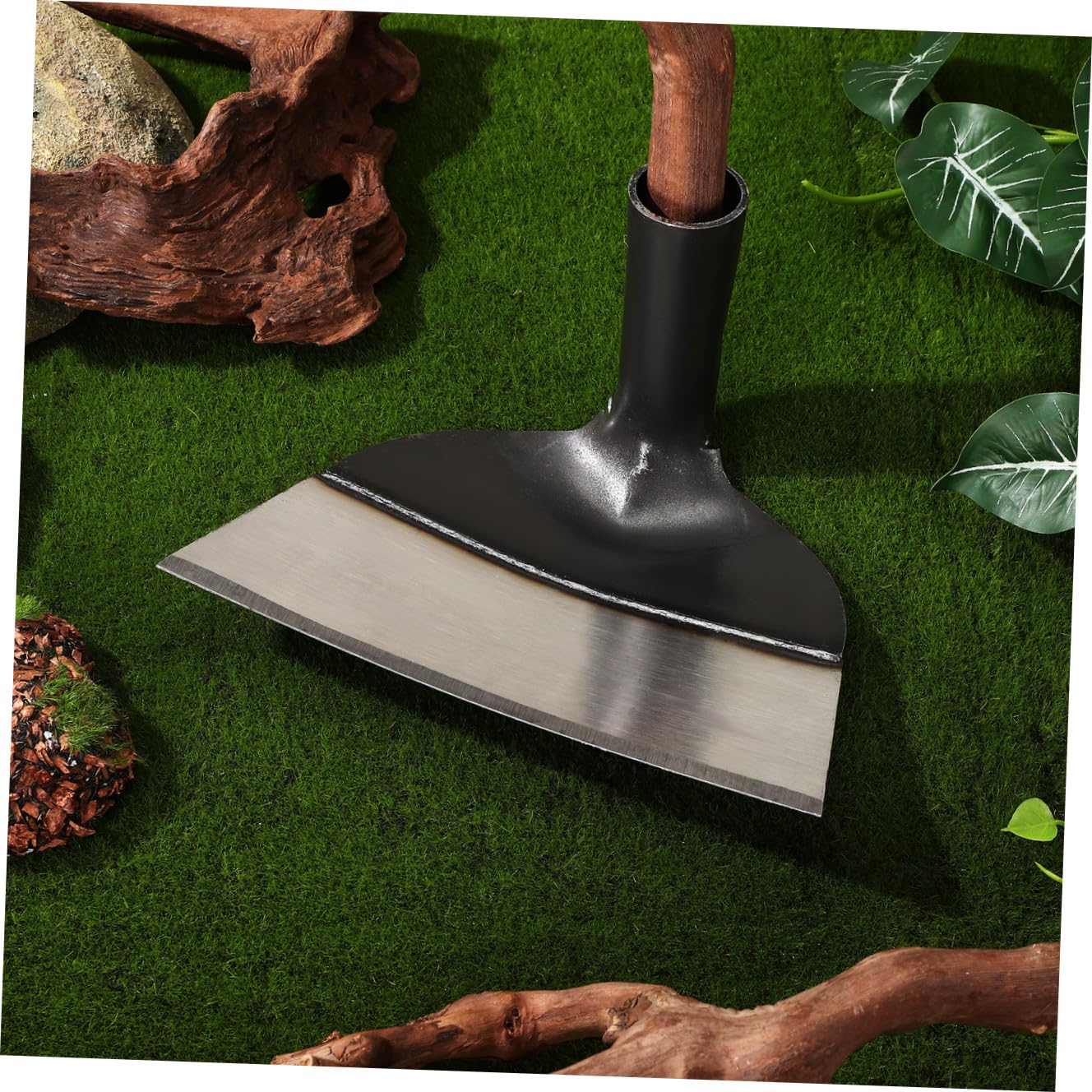 Strumento da Giardino in Acciaio per Diserbo e Scavo, senza Manico | Lavorazione del Suolo, per Giardinieri e Coltivatori, Utensile Manuale di Ricambio