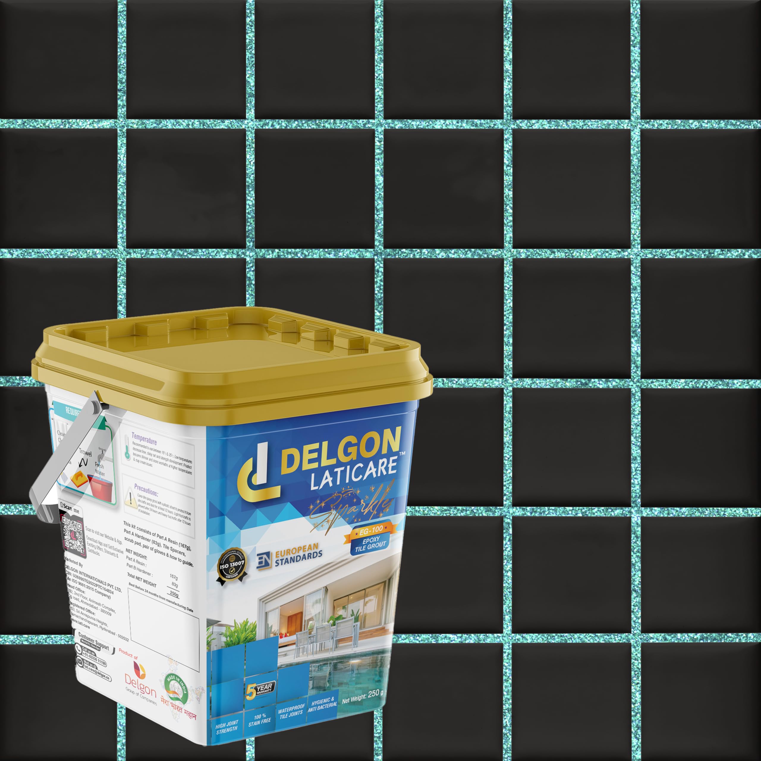 See full amazon price history chart for Delgon Laticare Premium Sparkle/Glitter Epoxy Tile Grout 5Kg (Turquoise Translucent - 400) (Crushed Glass Crystals + Sparkle) Delgon Laticare Premium Sparkle/Glitter Epoxy Tile Grout 5Kg (Turquoise Translucent - 400) (Crushed Glass Crystals + Sparkle) (B0D9BPXFV4) Amazon Price History, Amazon Price Tracker
