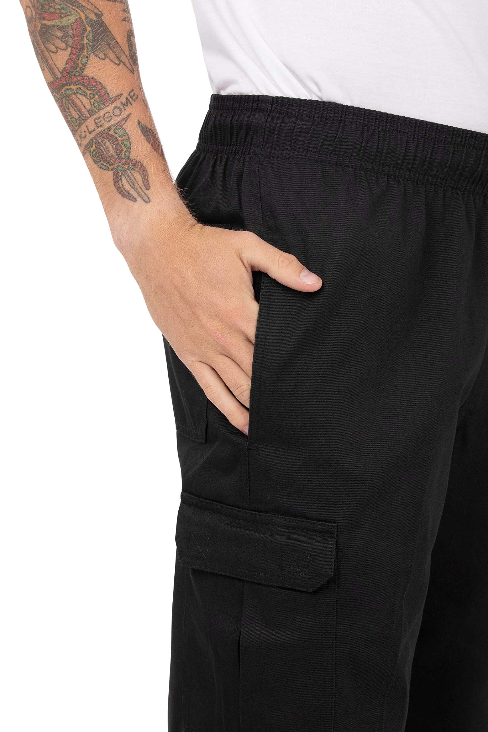 Chef Works - Pantalones cargo de chef para hombre