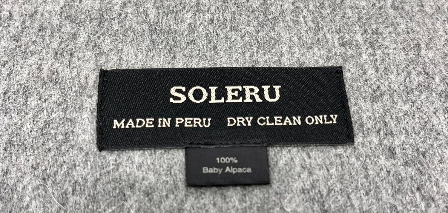 100% Baby Alpaca Wool Scarf for Men & Women - Imported from Peru - Image 7