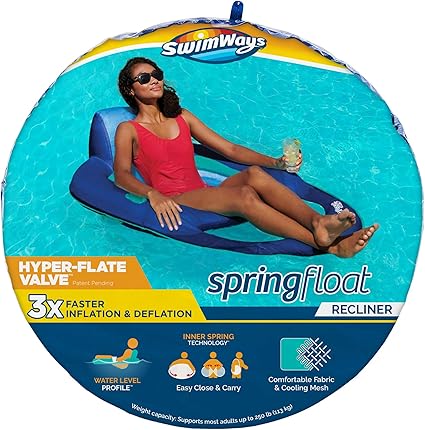 swimways spring float recliner pool stores