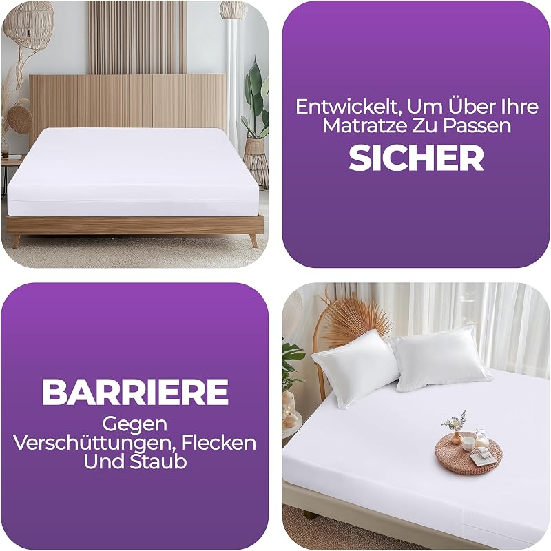 Utopia Bedding Premium vízálló matracvédő huzat, poloska elleni védelem