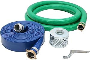 Abbott Rubber 3-Inch PVC Suction and Discharge Hose Pump Kit