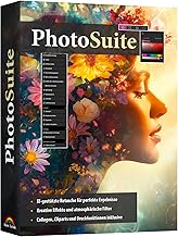 Photo Suite – KI Bildbearbeitung für Einsteiger & Profis Fotos bearbeiten, retuschieren Effekte & Collagen erstellen für Win 11, 10
