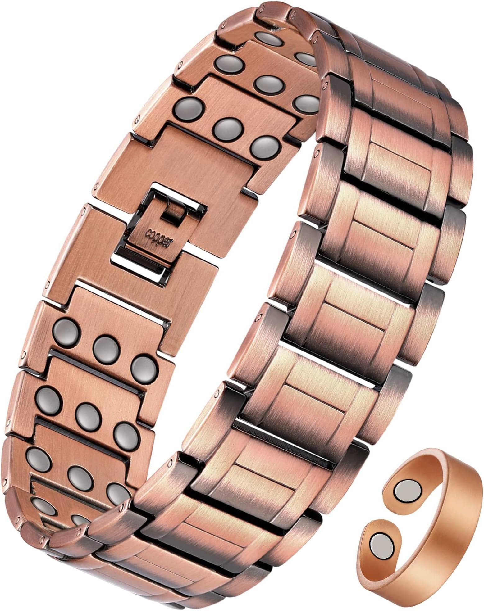 Copper Magnetic Bracelets for Men,Pure Copper Jewelry Gift