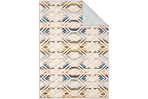 Pendleton Outlet 17066 White Sands Quilted, Oversized Cotton Throw Blanket for Indoor or Outdoor use