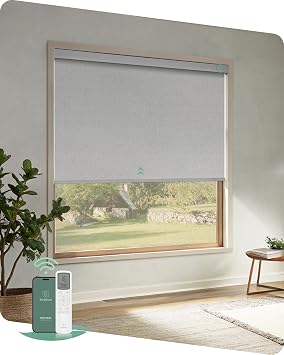 Yoolax Motorized Blinds with Remote, Custom Automatic Blinds App Control
