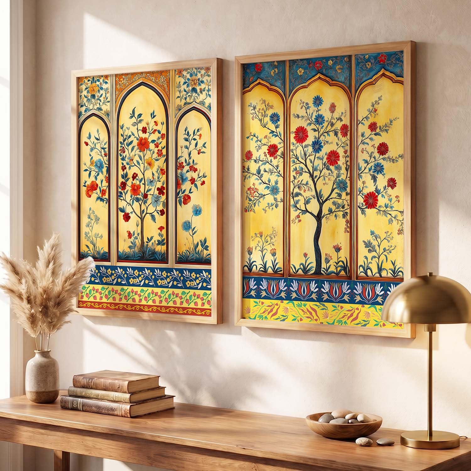 Madhubani Wall Art Paintings - Indian Home Decor -10