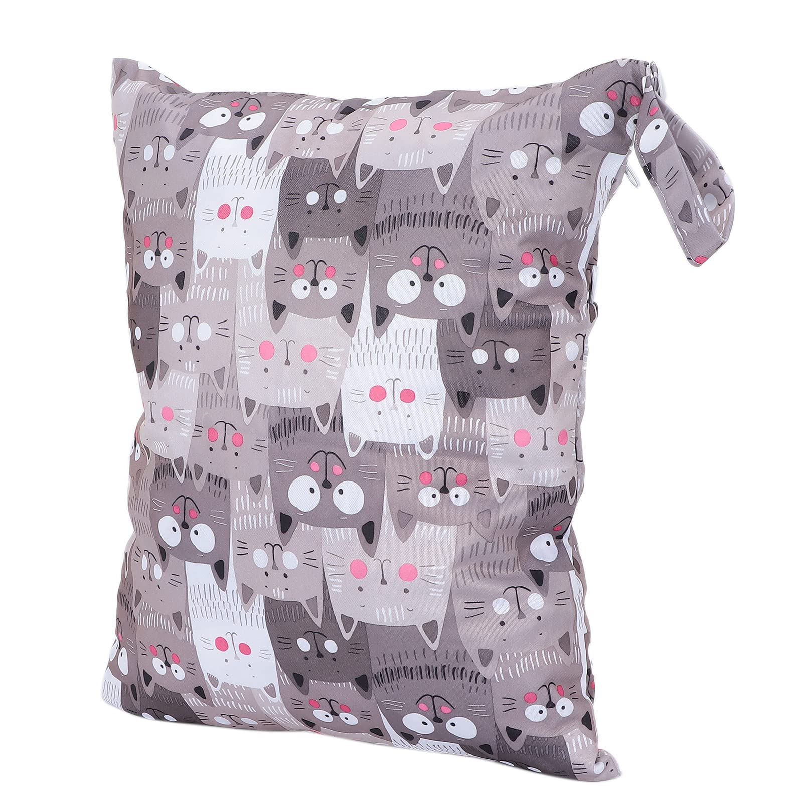 meiyya Storage Bag, Cute Pattern Baby Cloth Bag 35 X 30cm for Travel(New cat)-picture-7
