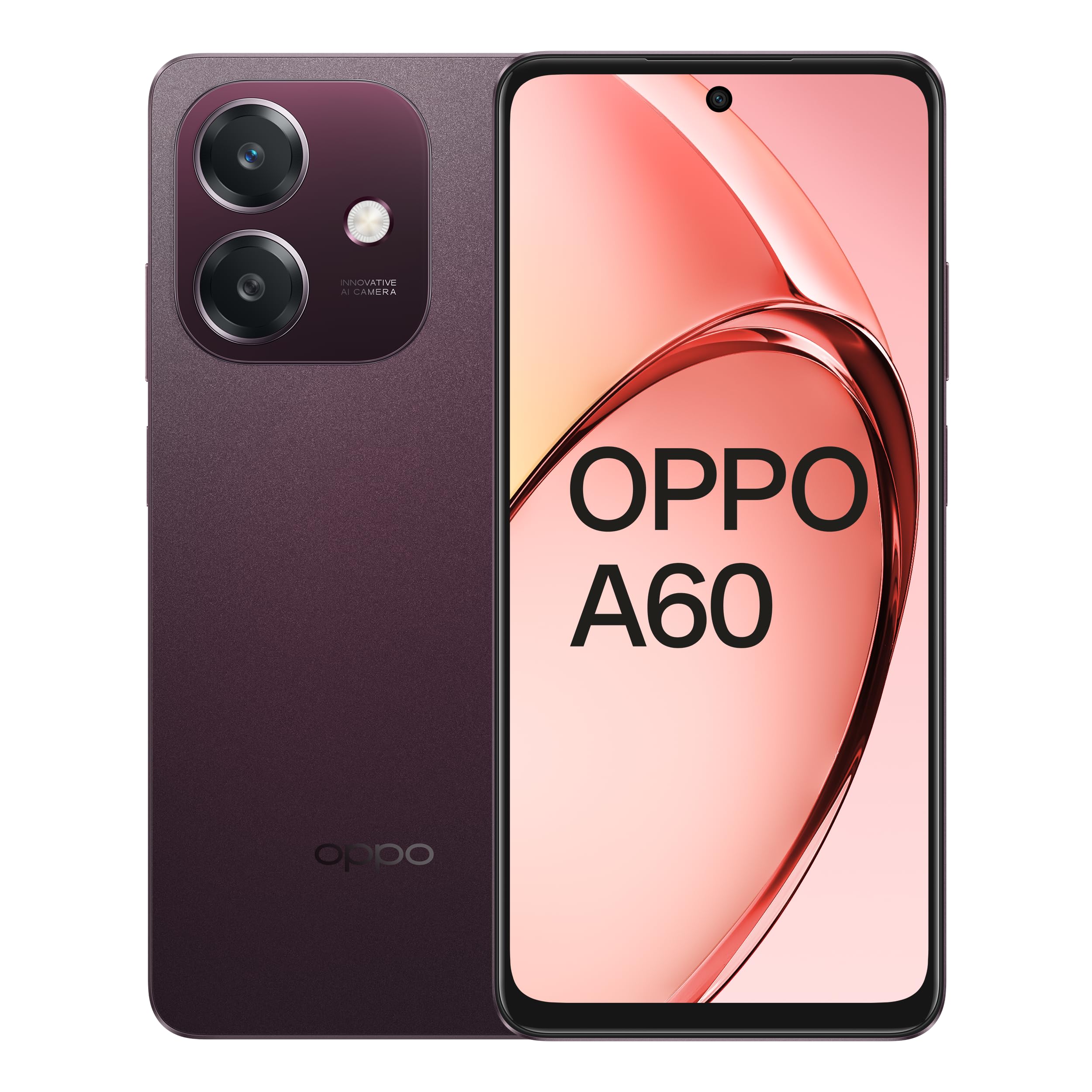 Oppo A60 5G, Dual, 4/128GB, Rouge foncé