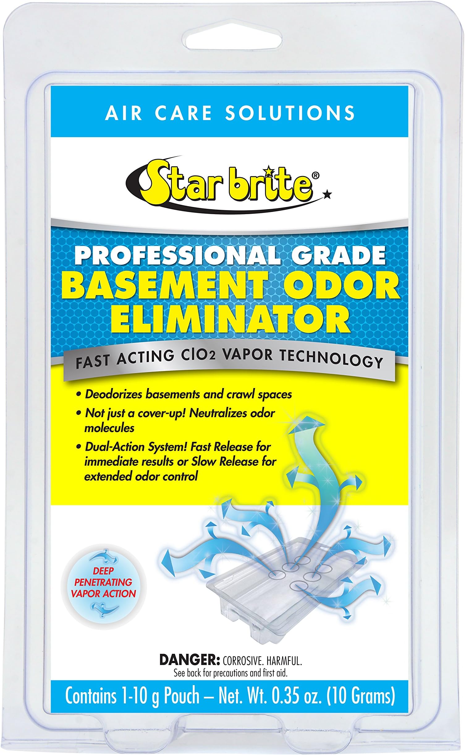 Star Brite Basement Odor Eliminator - Fast Acting Vapor Technolgy