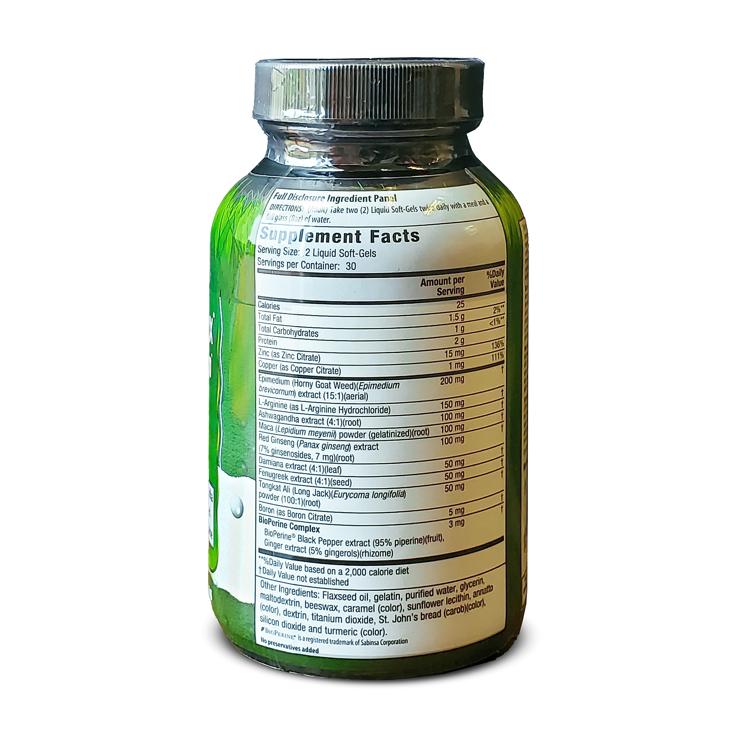 Irwin Naturals Libido-Max for Active Men 60 Sgels