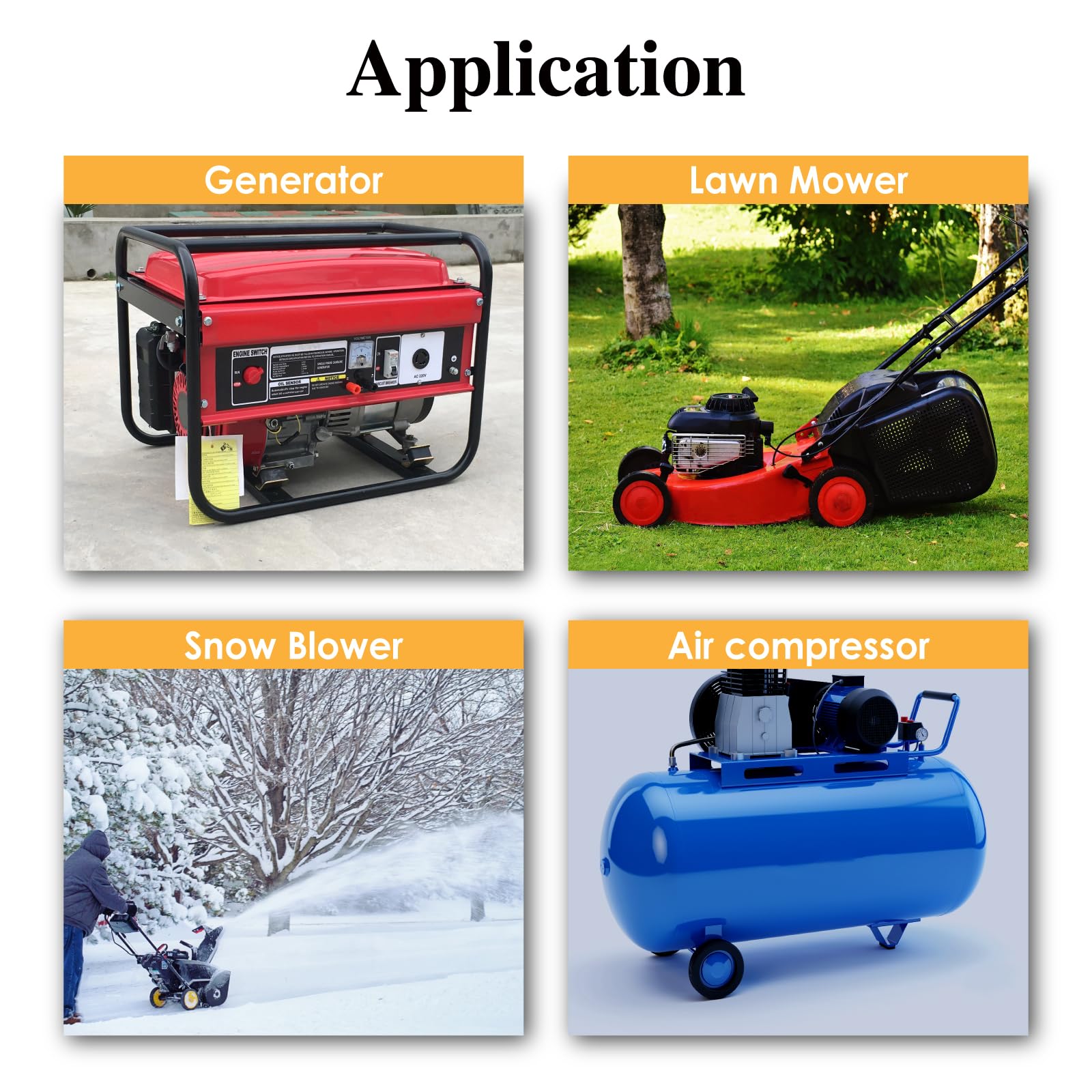 Jayron Contaore (AC 6-85V/DC 6-60V) Snap-in,Impermeabile,per Tosaerba,Generatore Club Car Golf ATV e per la Maggior Parte dei Dispositivi a Motore (JR-HM037BL)