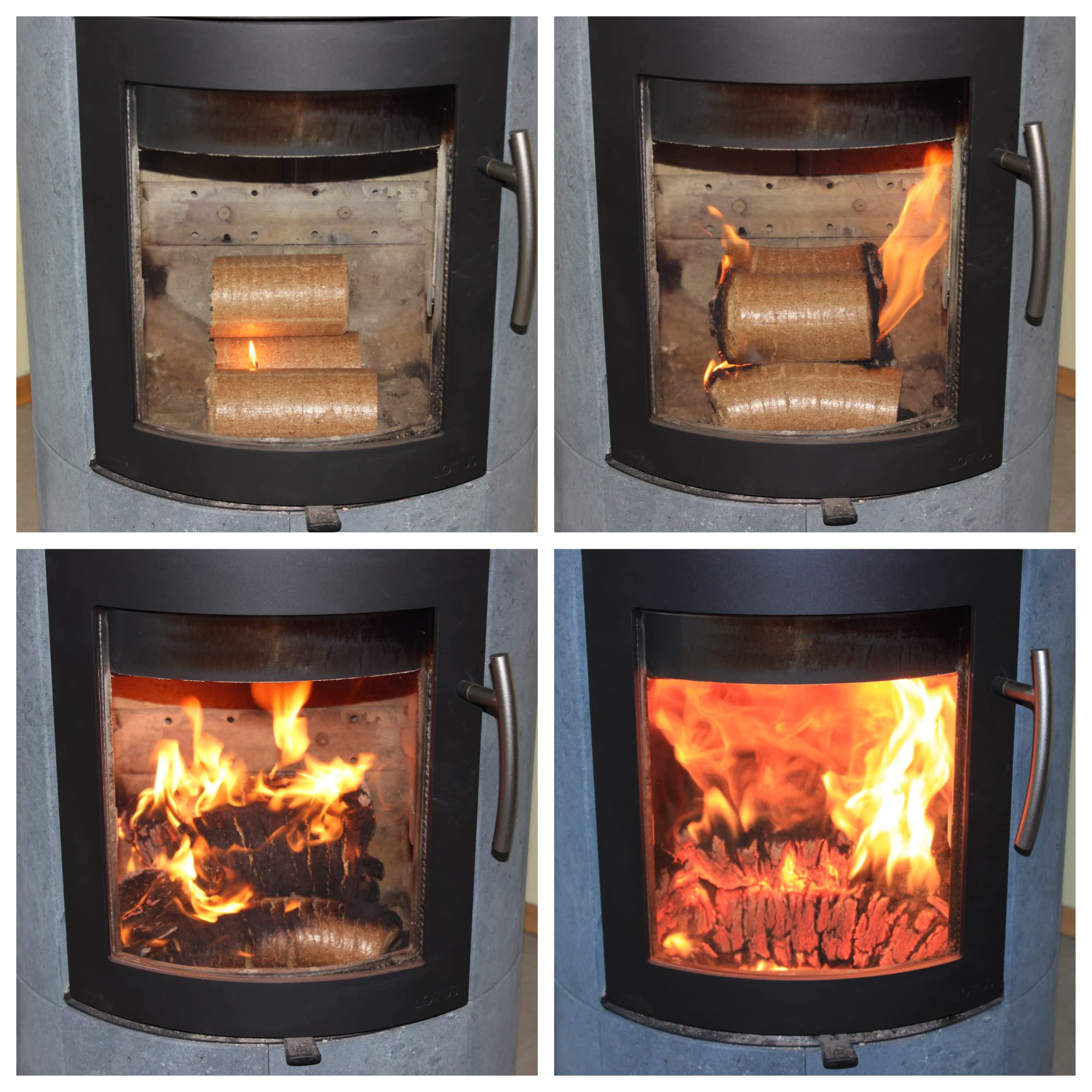 HWLstore Bio-Kaminanzünder Outdooranzünder Grillanzünder ca. 720 Stück 10 kg NIE WIEDER ANZÜNDHOLZ