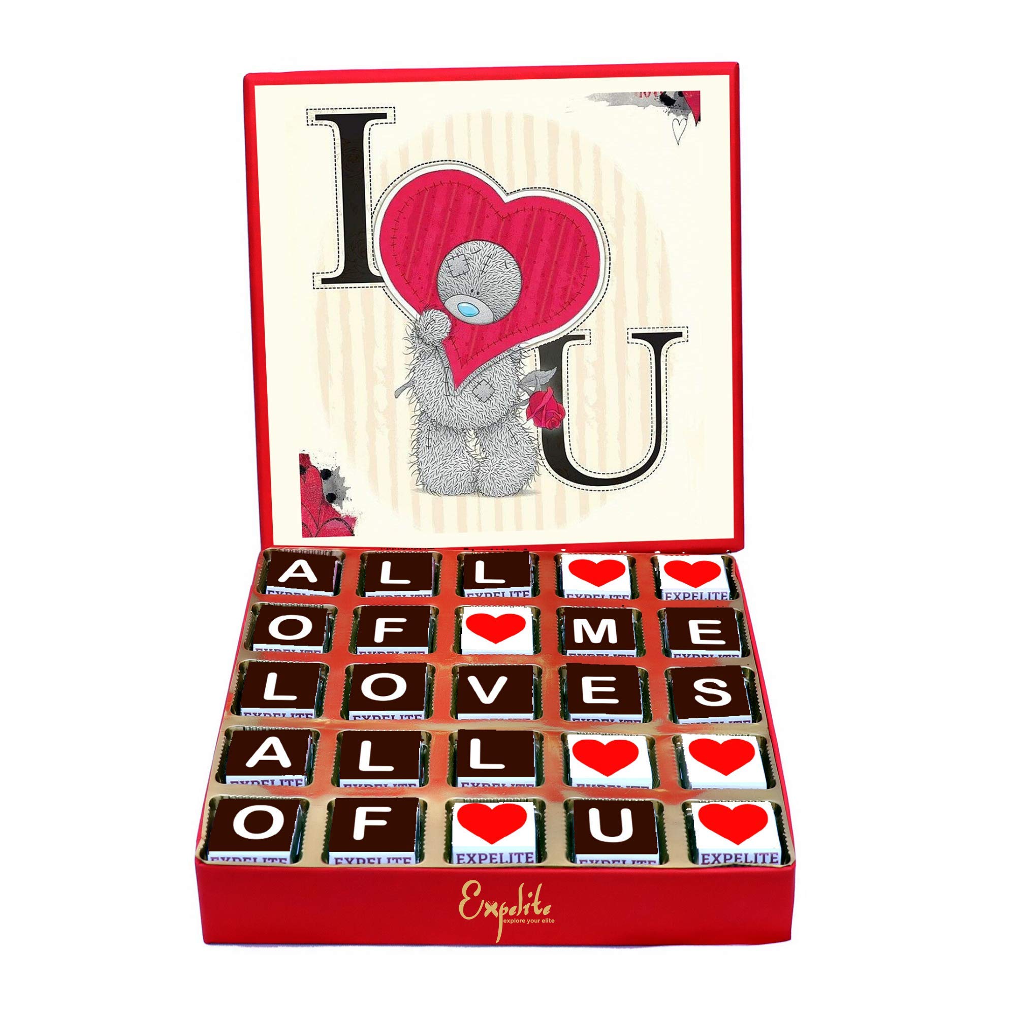 Expelite Valentine Gifts for Girlfriend Chocolates - 25 Chocolates - Valentine Gifts for Him (B0851BY8JW) Amazon Price History, Amazon Price Tracker