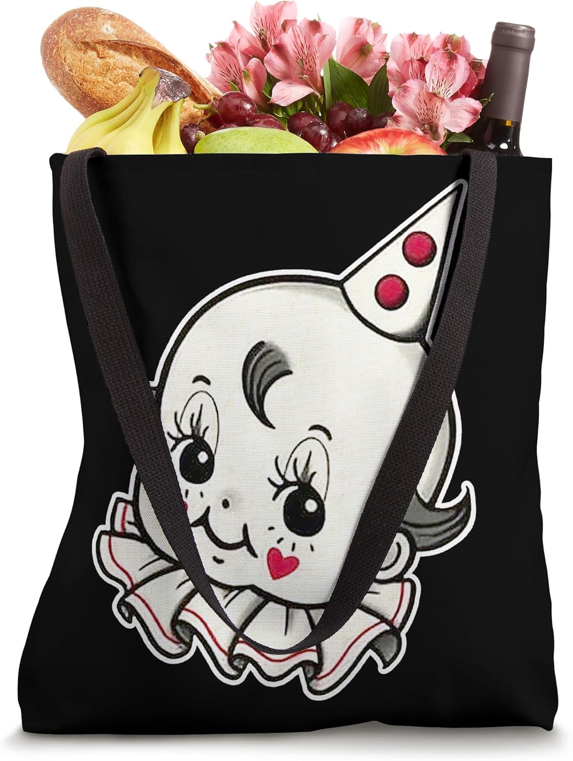 Kewpie Baby Happy Clown Chicano Smile Now Tote Bag