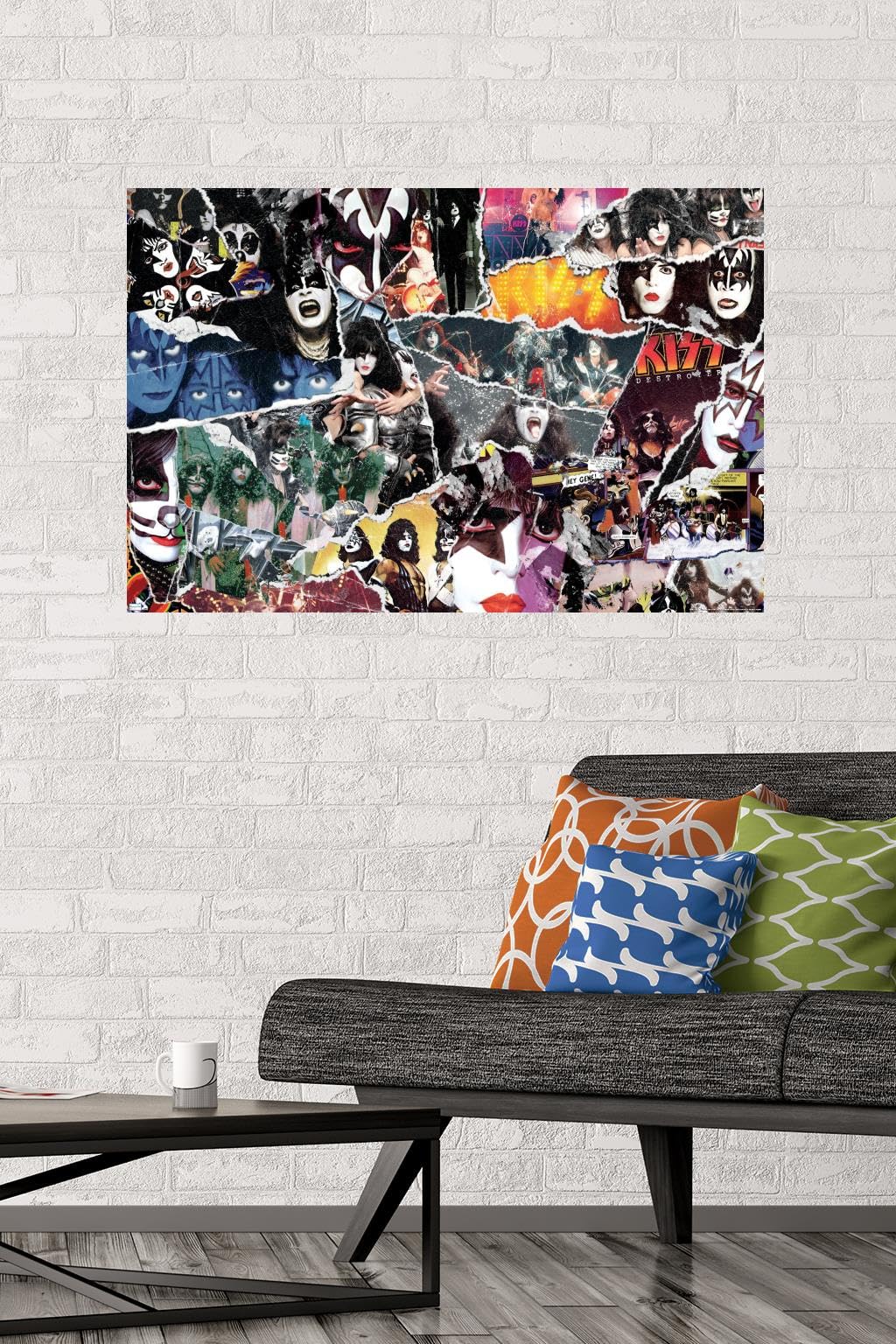Amazon.com: KISS - Collage Wall Poster, 34L