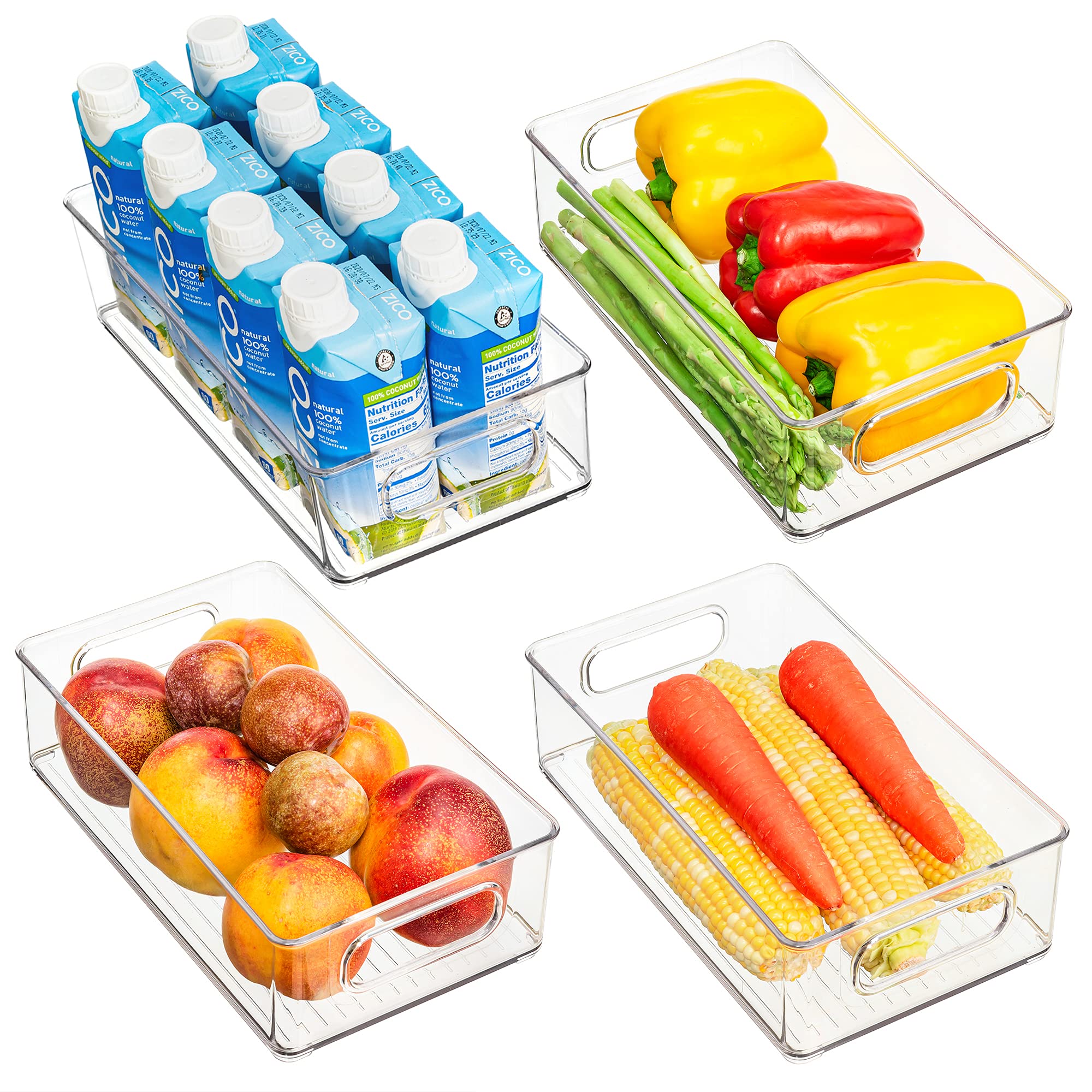 Buy iPEGTOP Refrigerator Organizer Bins Containers Stackable Fridge