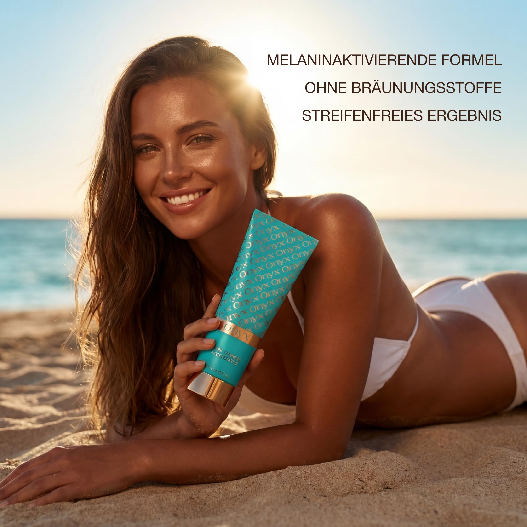 Onyx Stärkster Dark Tanning Accelerator | Bräunungsbeschleuniger & Lotion für Intensive Bräune | Für Solarium, Sonnenstudio & Außenbräune | Tiefe, Feuchtigkeitsspendende Bräune | Schnelleres Tanning