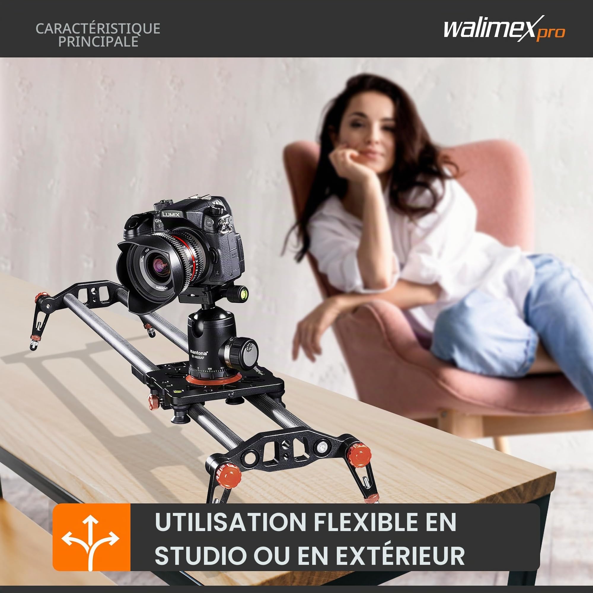 walimex Pro Carbone Video Slider Pro 100
