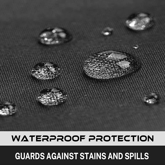 CAR-GRAND 3D Embossed Waterproof Seat Covers for Car, EVA Neoprene Car Seat Cover Full Set,Universal Automotive SUV Sedan Truck, Airbag Compatible,3 Zipper Rear Armrest (Black)