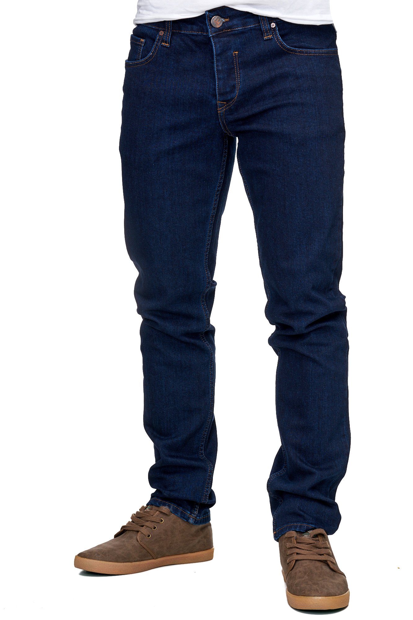 Reslad Jeans-Herren Slim Fit Basic Style Stretch-Denim Männer Jeans-Hose RS-2063