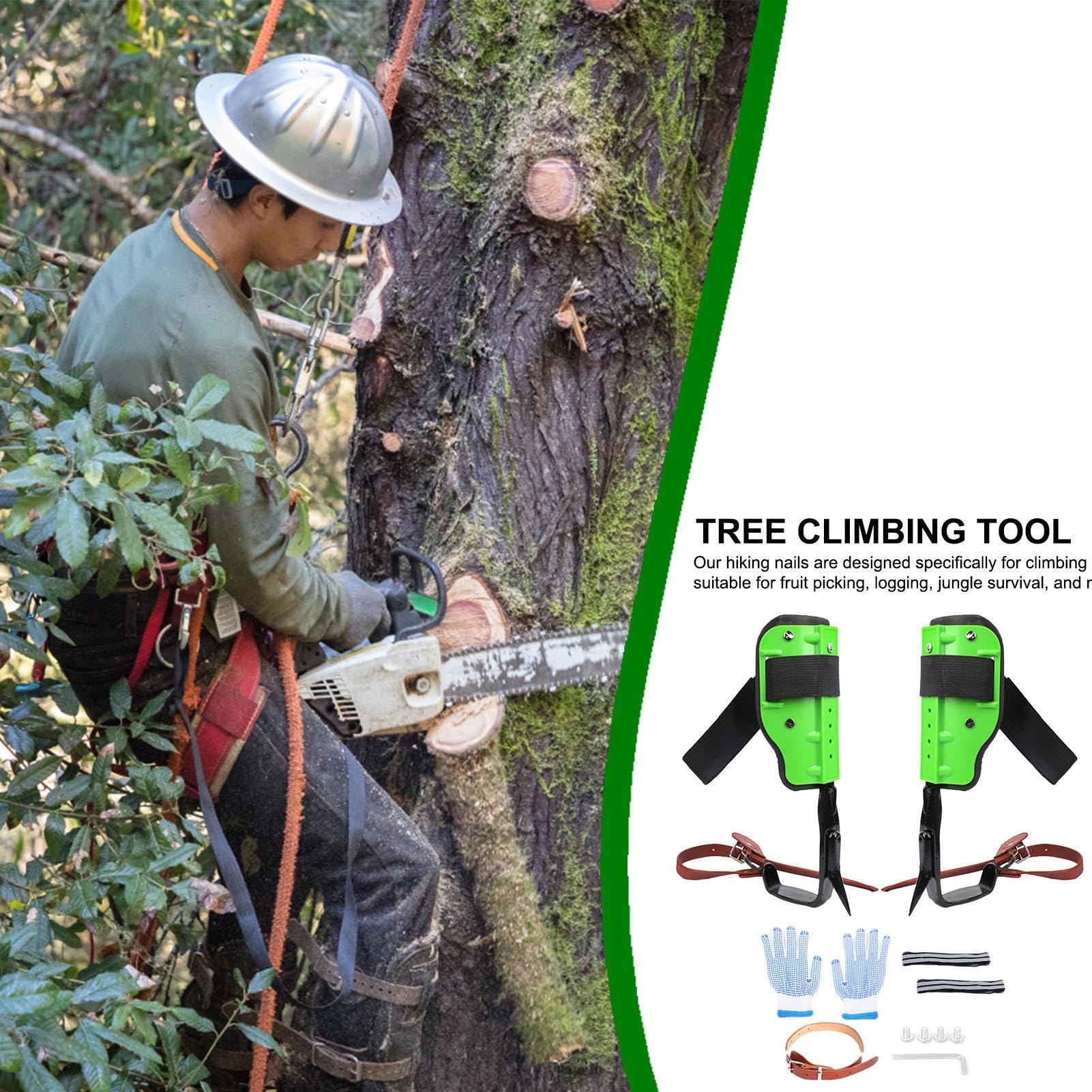 ajustables para escalada de árboles, herramienta antideslizante para | actividades al aire libre | Equipo de escalada de árboles y cómodo para caza y observación de animales salvajes