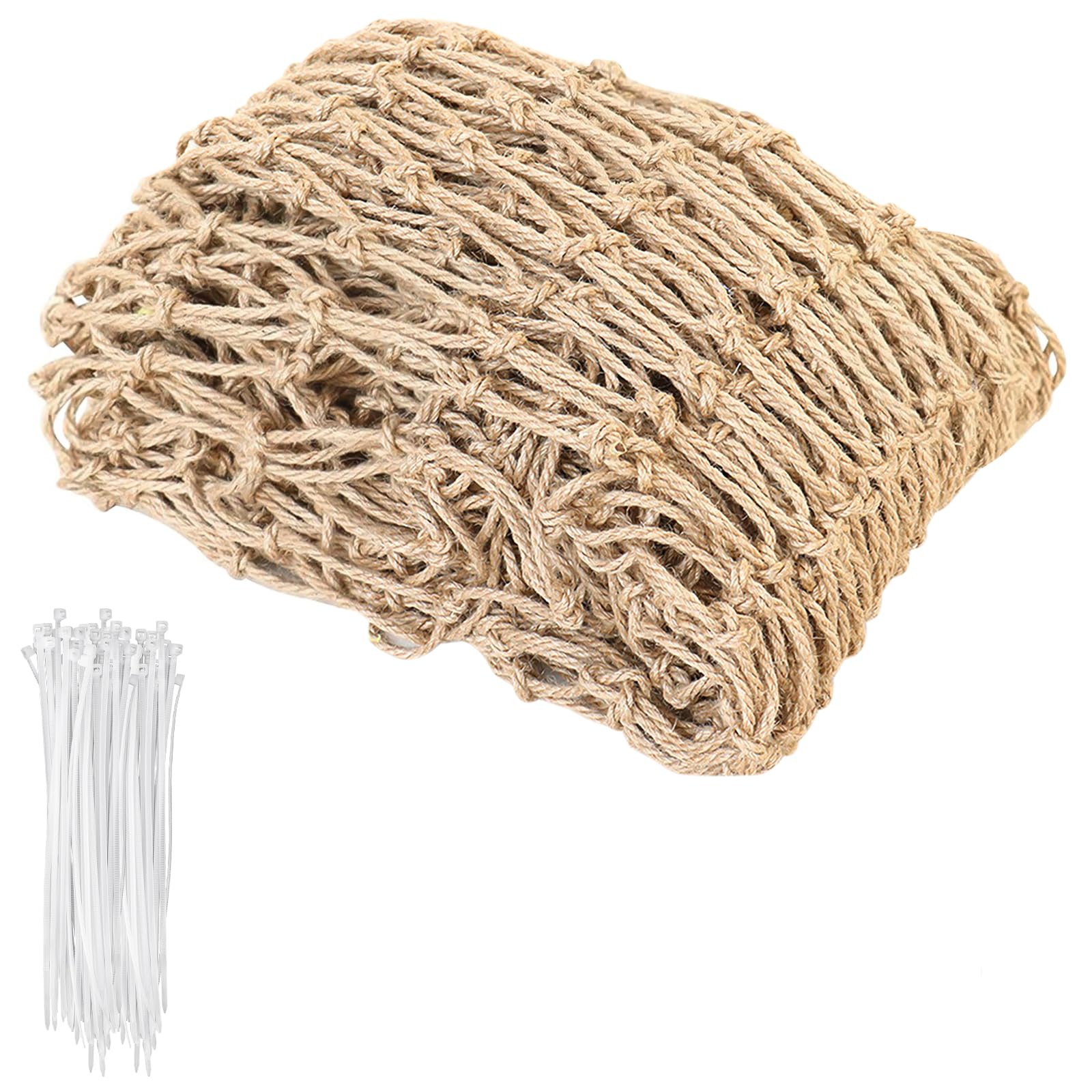 Filet De Support En Jute Naturel Pour Plantes Grimpantes YYV