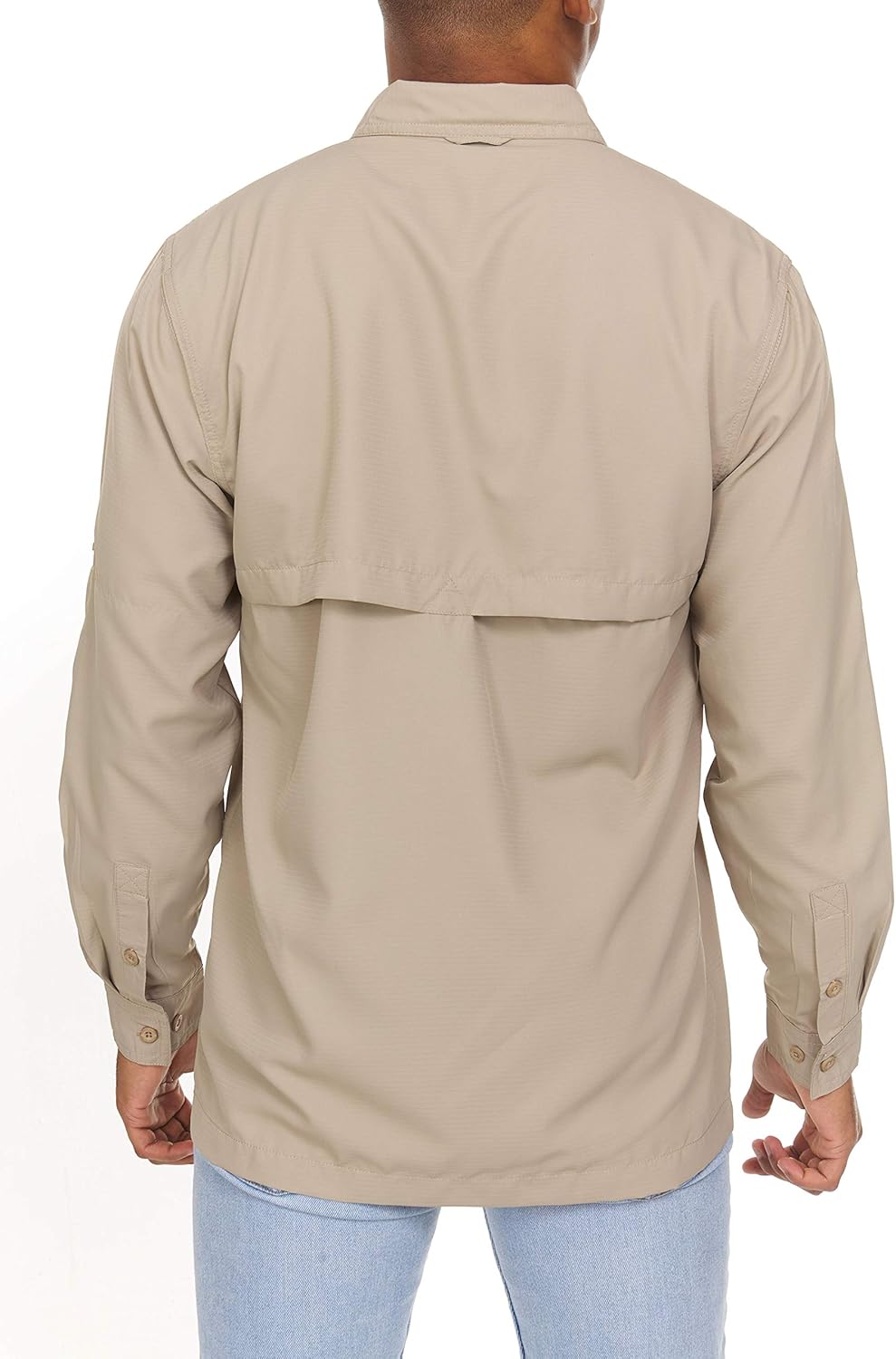 Swiss Alps Mens Long Sleeve Fishing Shirt - Image 3