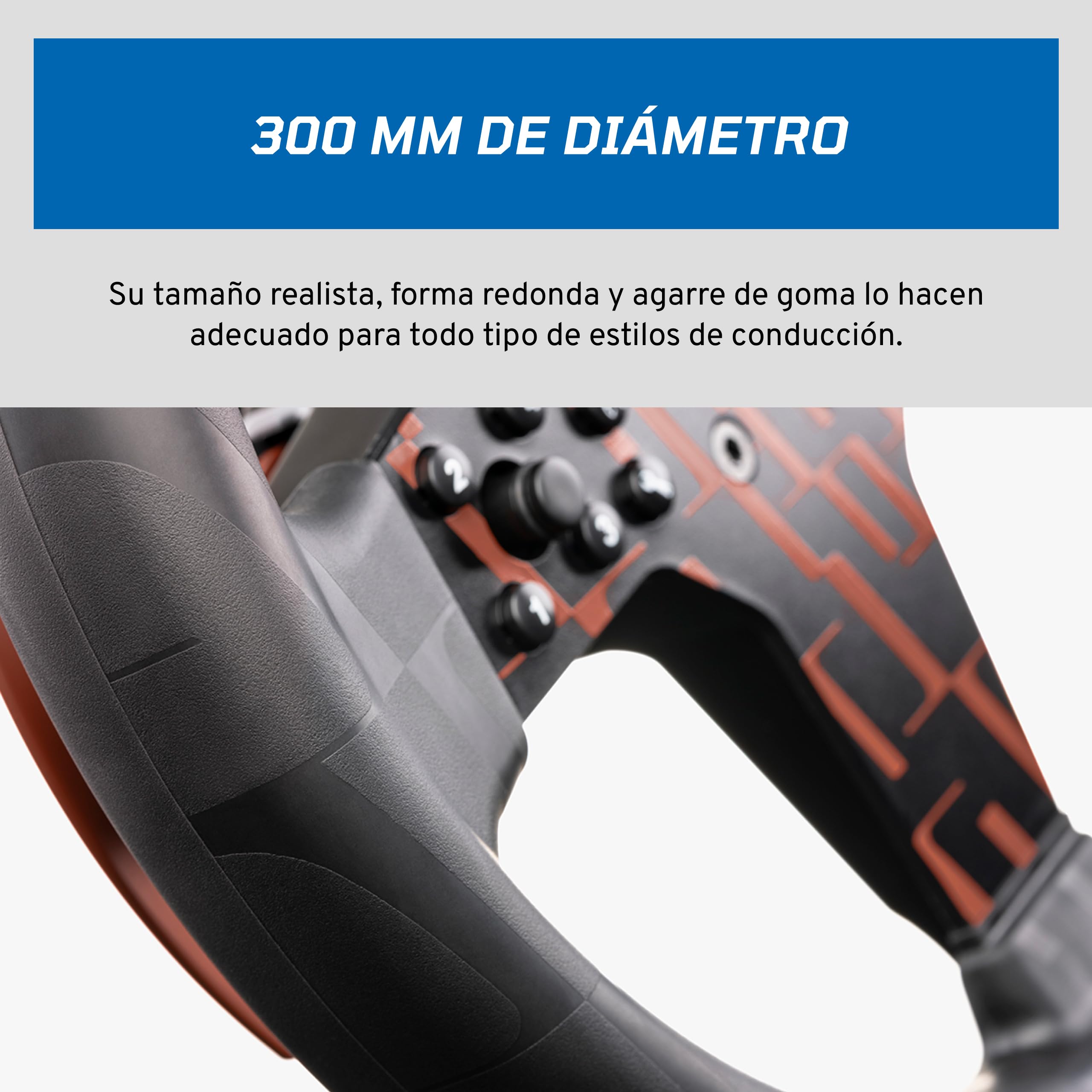 FANATEC Sim Racing Volante CSL BMW – Empuñadura de Goma, Pantalla LED, RevStripe, Palancas Metálicas – PC, PS5, PS4