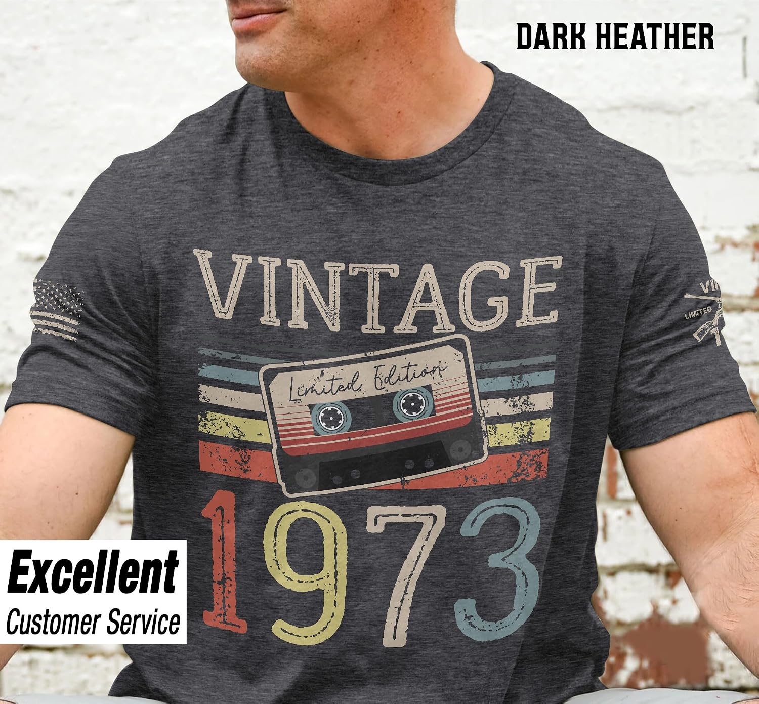 1973 Tshirt for Men, Vintage 1973 T Shirts for Men, 50th Birthday Shirt, 50th Birthday Shirts for Men 08