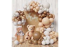 Neutral Balloon Garland Kit: Enchanting Gender Reveal Décor
