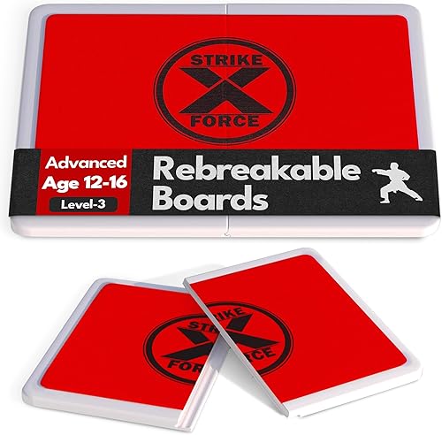 Miniatura 9 de STRIKEXFORCE Tabla de boxeo irrompible, tabla de karate y artes marciales de Taekwondo, tabla de rotura de karate para niños y adultos, equipo de