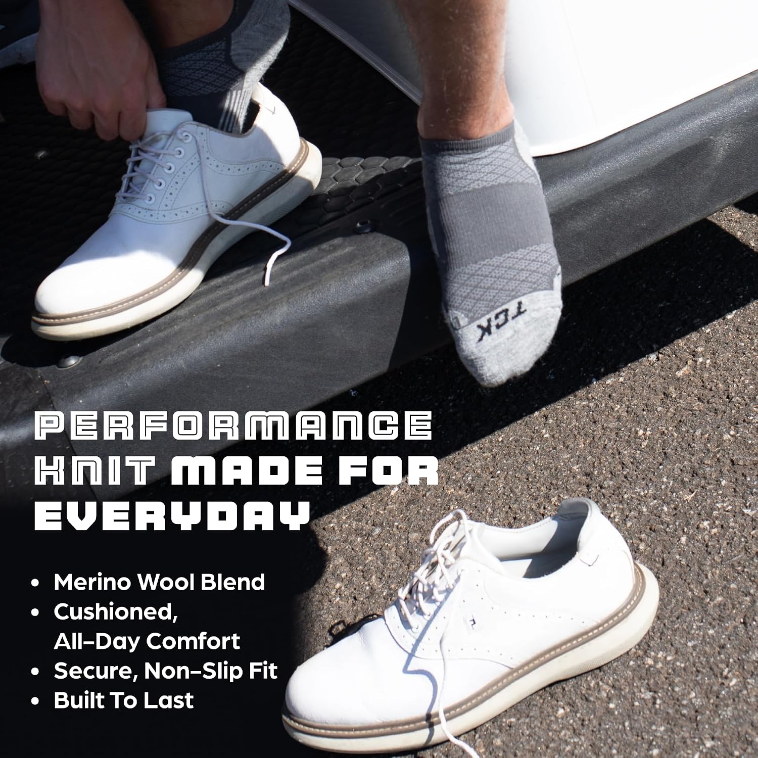 TCK Low Cut Merino Wool Golf Socks - Men & Women image 2