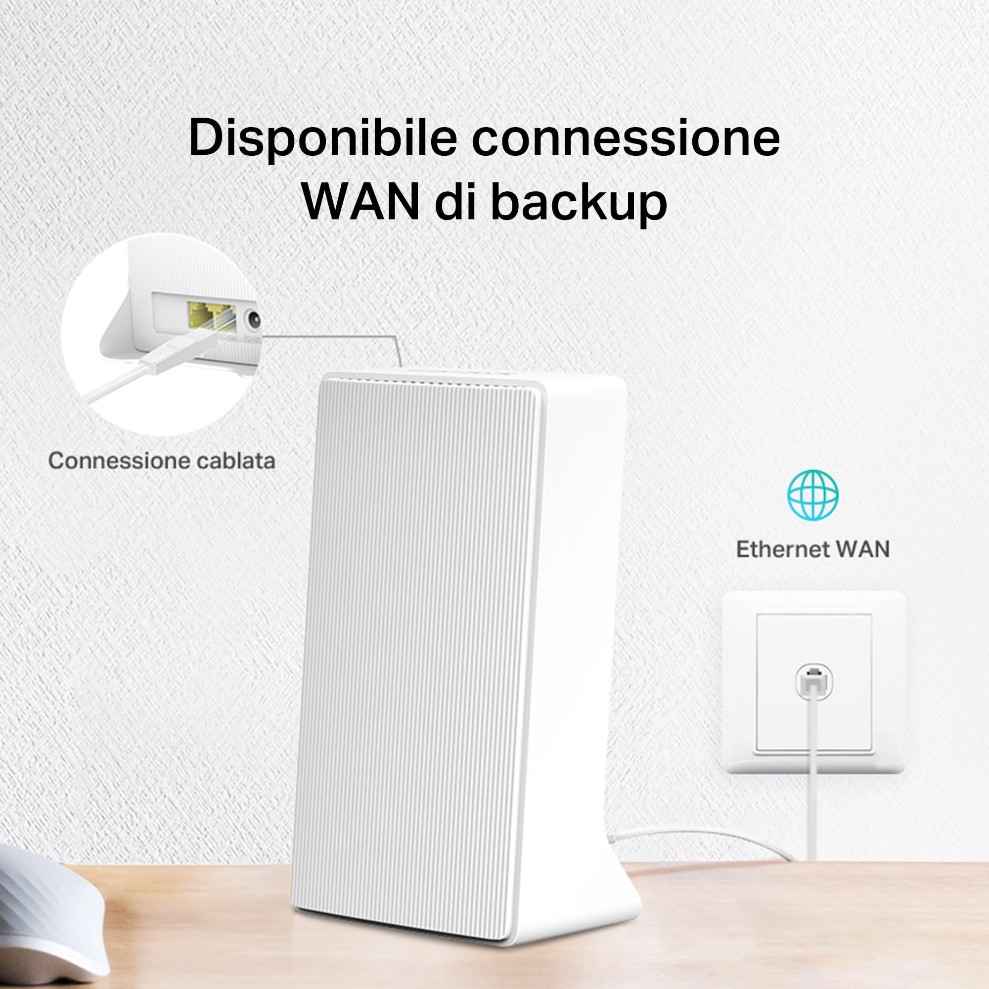 Mercusys MB230-4G Bezprzewodowy Router 4G+ Cat6 AC1200 | LTE do 300 Mb/s | Gniazdo Nano SIM | Obsługa do 64 Urządzeń | Port WAN/LAN | Szyfrowanie WPA3 | Sterowanie Aplikacją