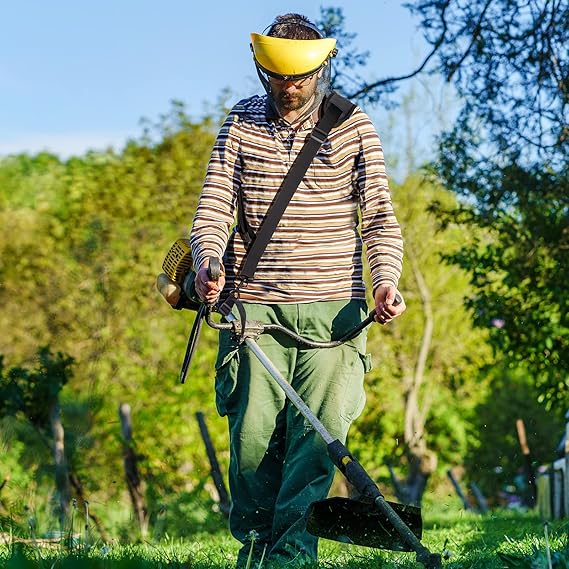 2PCS الأعشاب آكل حزام سلسلة المتقلب حزام متوافق مع الأنا، Dewalt، Greenworks المتقلب، حزام الكتف المتقلب مريحة للأعشاب Wacker المتقلب تسخير حزام النايلون