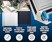 Vista 5 de Tablero de espuma de 24 x 36 pulgadas, 5 unidades, tableros de espuma de 3/16 de grosor, tablero de espuma blanca de 24 x 36 pulgadas, hojas grandes