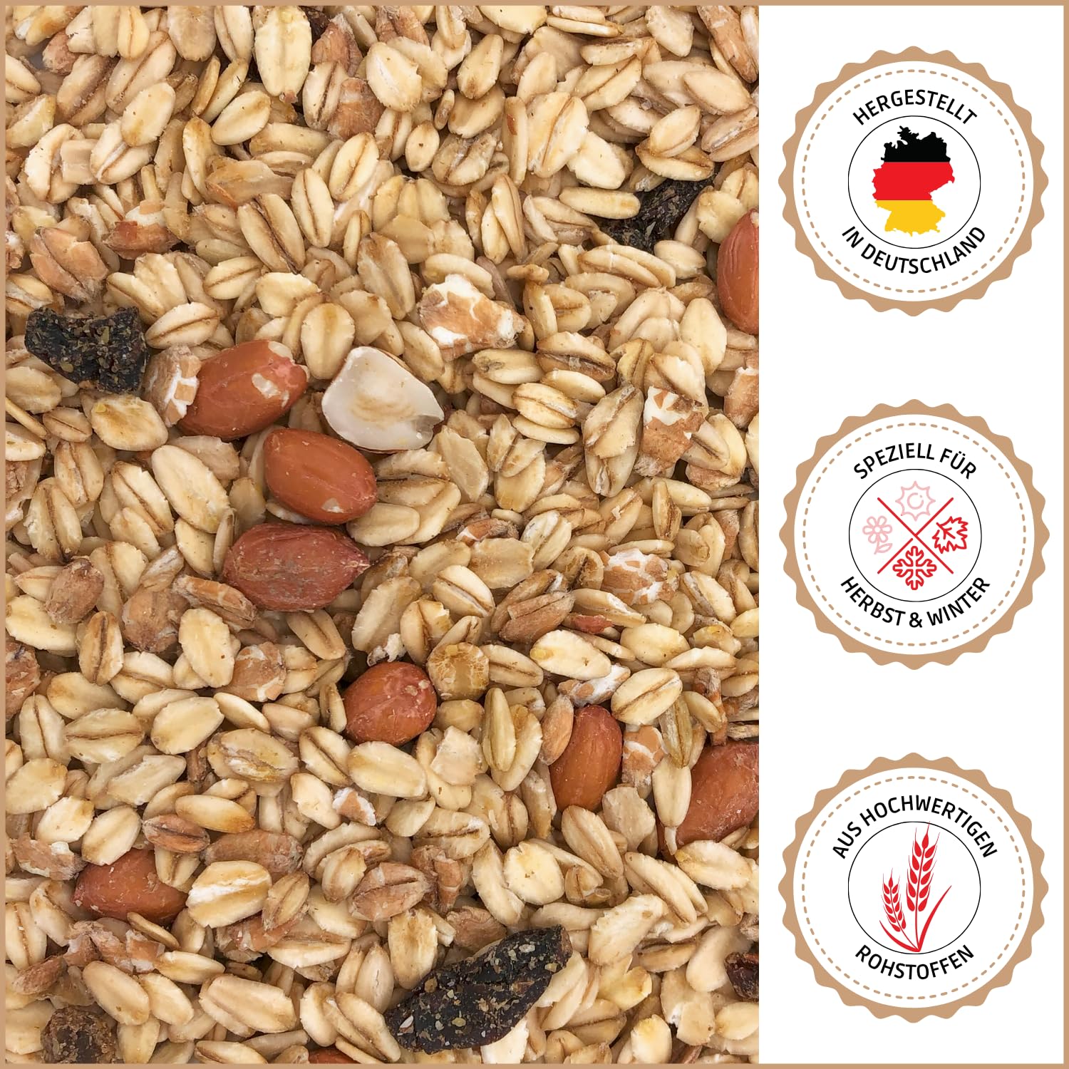Supravit Premium Fettfutter für Wildvögel 25 kg - schmackhaftes Vogelfutter & Winterfutter für Vögel - fettreiches Wildvogelfutter als Energielieferant für alle Wildvögel im Winter