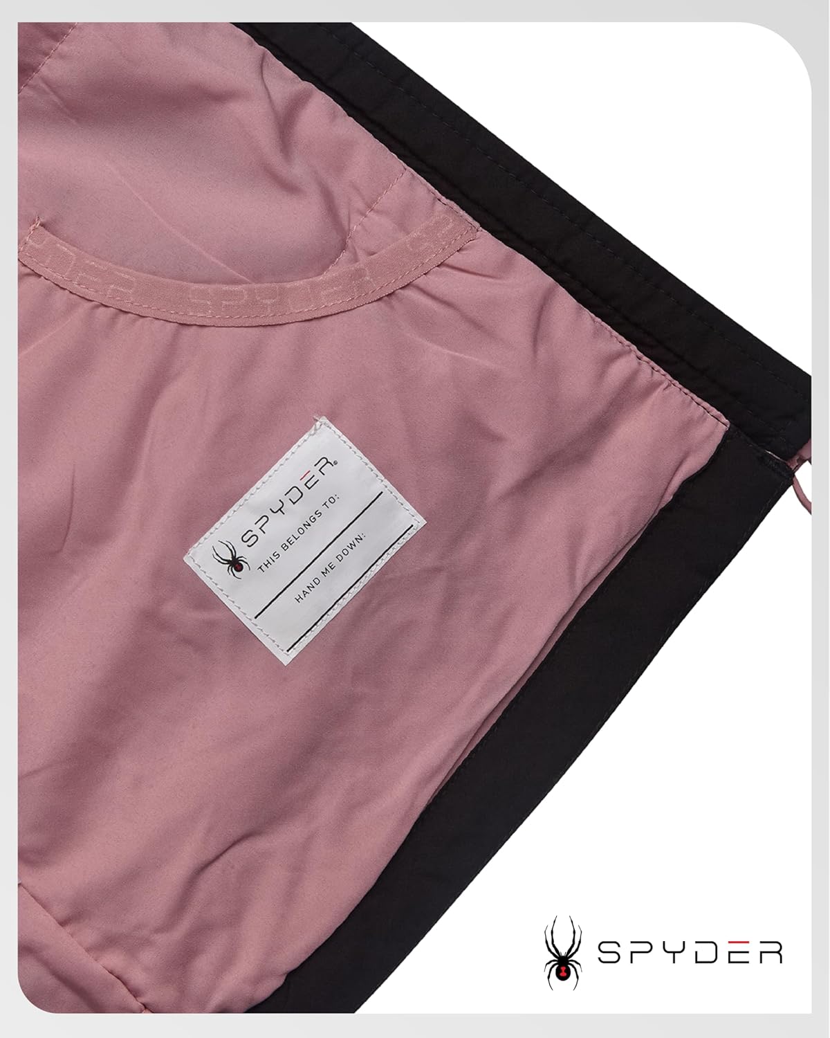 Spyder Girls Windbreaker Jacket - Lightweight Insulated Water and Wind Resistant Jackets for Girls Zip Up Kids Outerwear Coat - Image 5