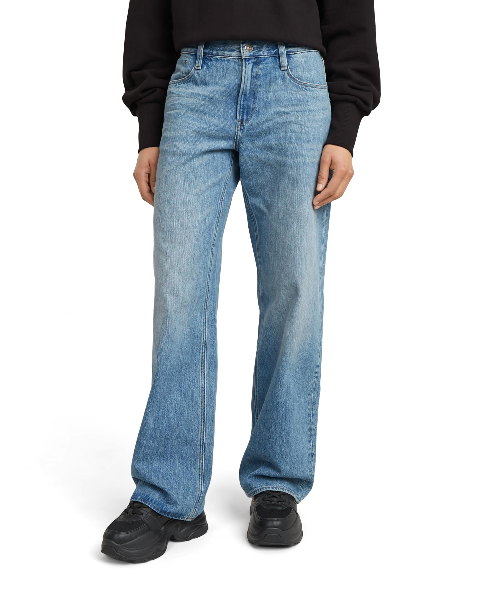 G-STAR Judee Loose Low Waist Jeans, Jeans, Donna, Blu (Faded Brilliant Blue D22889-D788-G872), 26W / 30L-image