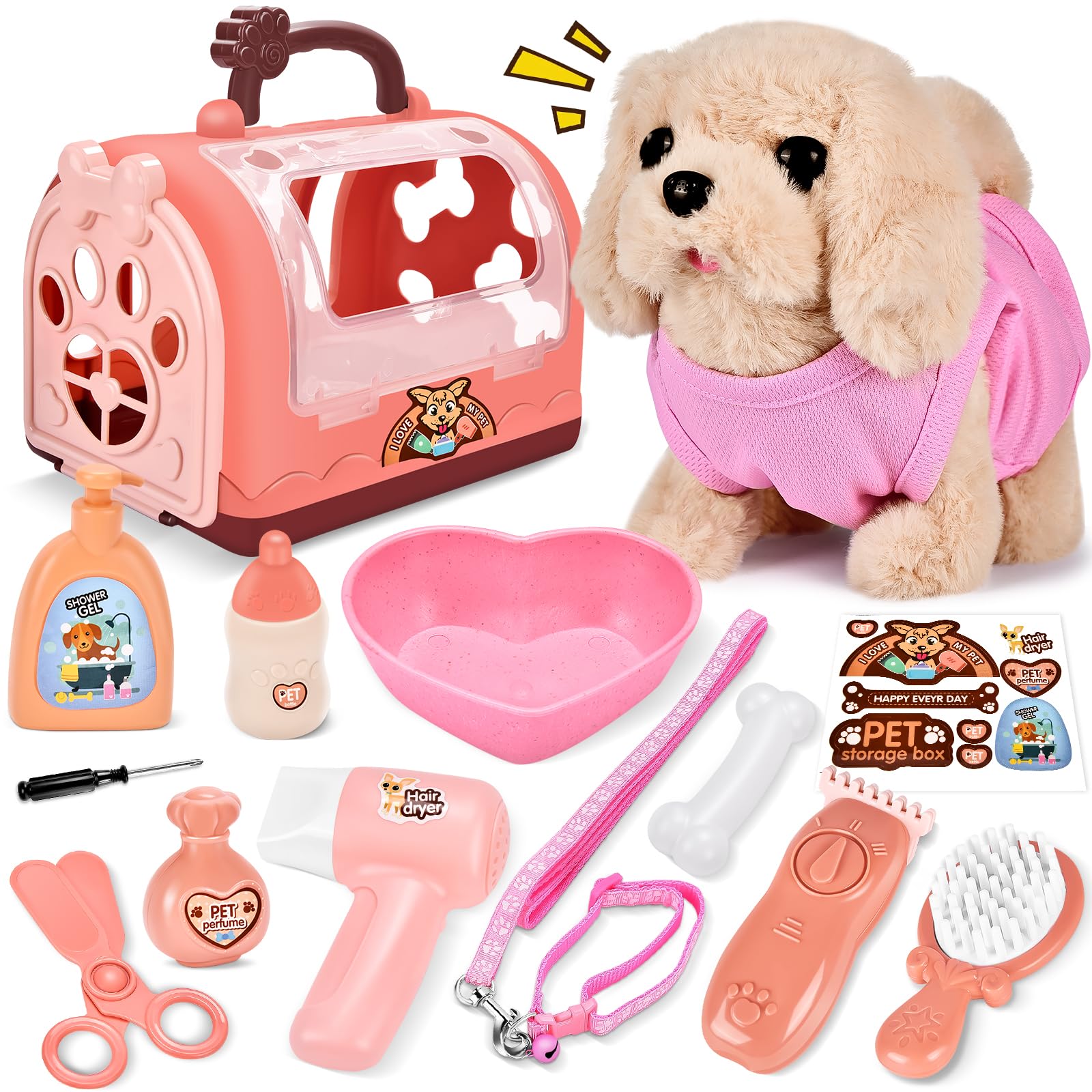 Fancysky Elektrischer Hund - Süßes Interaktives Kuscheltier Für Kinder