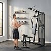 SPORTNOW Multi Gym, All in One Home Gym Machine with Adjustable Seat and Back, 45kg Weight Stack, Lat Pull Down, Chest Press, Leg Extension, Bicep Curl for Full Body Strength Training