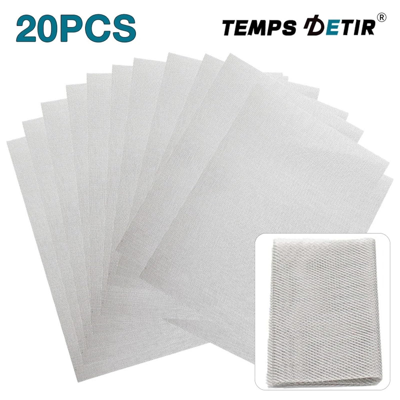 Tamiz para harina, Tamiz de harina acero inoxidable 20 piezas, malla metálica tejida 15 x cm, soldada 304# for reparación parachoques coche