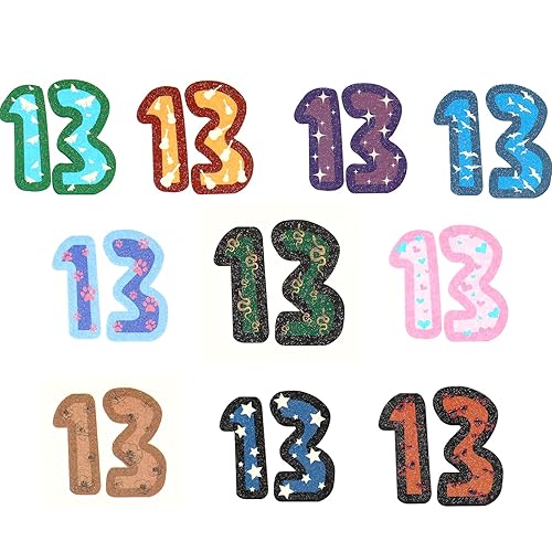 Miniatura 10 de Tuoshei 30 unids eras tour tatuajes temporales número 13 pegatinas de tatuaje accesorios de concierto ídolo accesorios de fiesta de cumpleaños