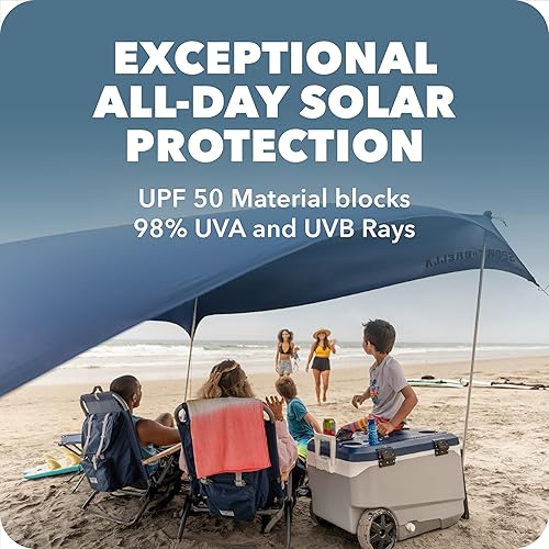 Miniatura 2 de Sport-Brella Sol-Breeze Shelter UPF 50+ Toldo para el sol y la lluvia para camping, playa y eventos deportivos (10 x 10)