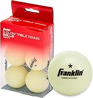 Vista 12 de Franklin Sports 1 Star Pelotas de tenis de mesa (12 unidades), 1.575 in