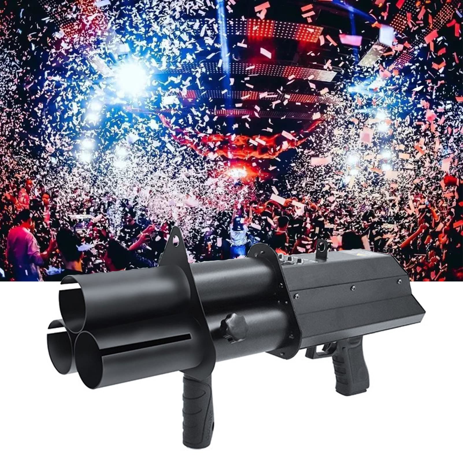 Michelangelo Halbleiter Veteran konfettiwerfer bilden Festzelt Gleich