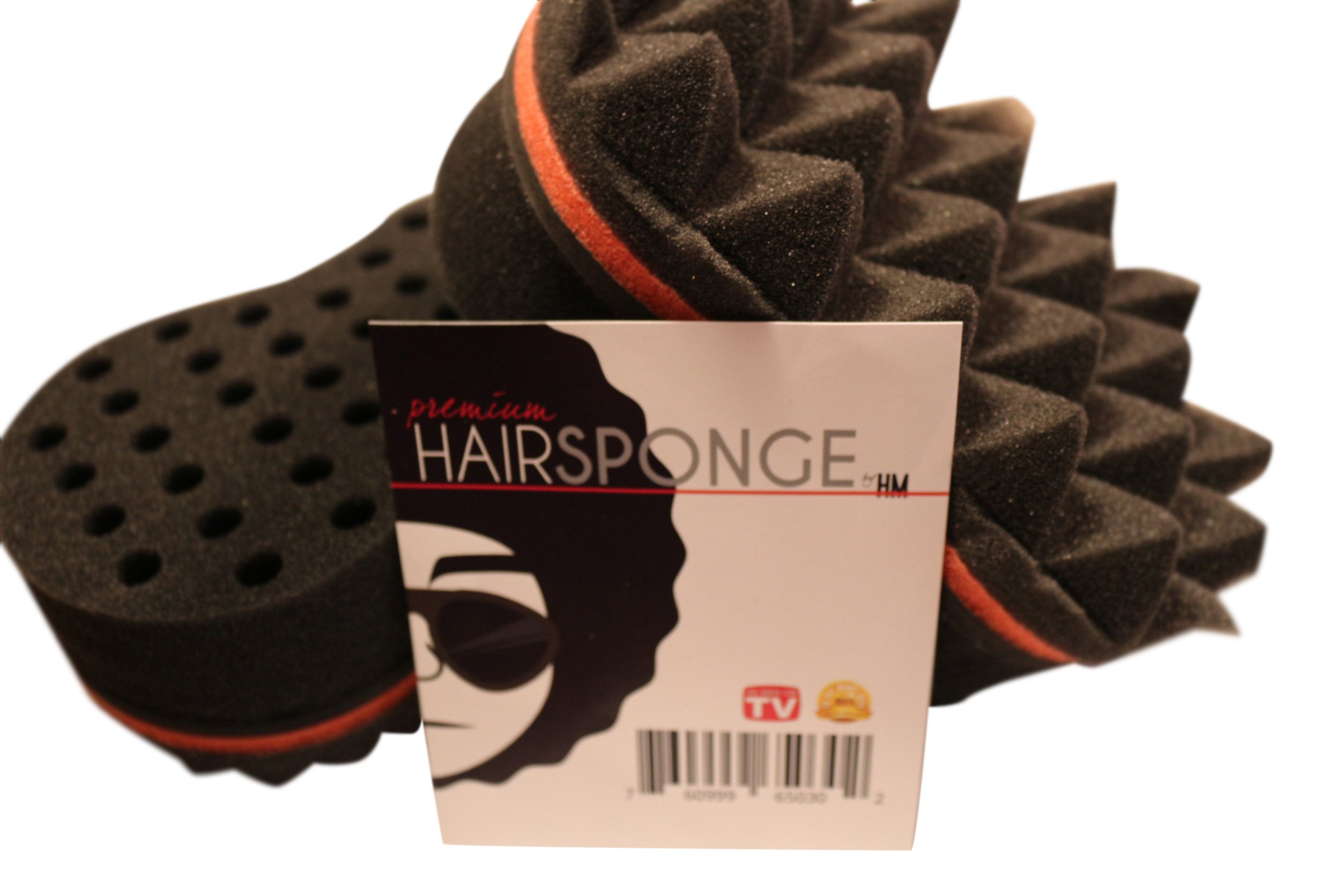 Hair Magic Premium Double Sided Twist Hair Brush Sponge/Brush For Dreads & Afros & Magic Twists